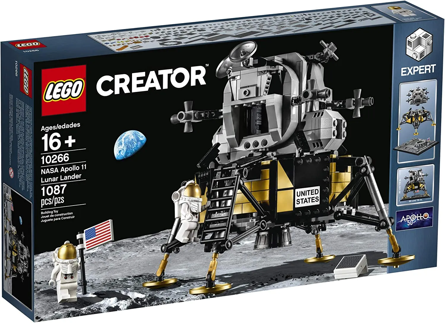 10266 Creator Expert NASA Apollo 11 Lunar Lander (Certified Complete) (Retired)