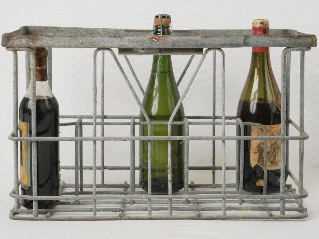 1950s French Industrial Bottle Holder