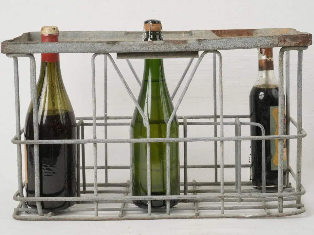 1950s French Industrial Bottle Holder