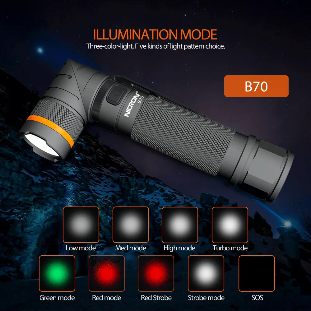 90 Degree LED Flashlight