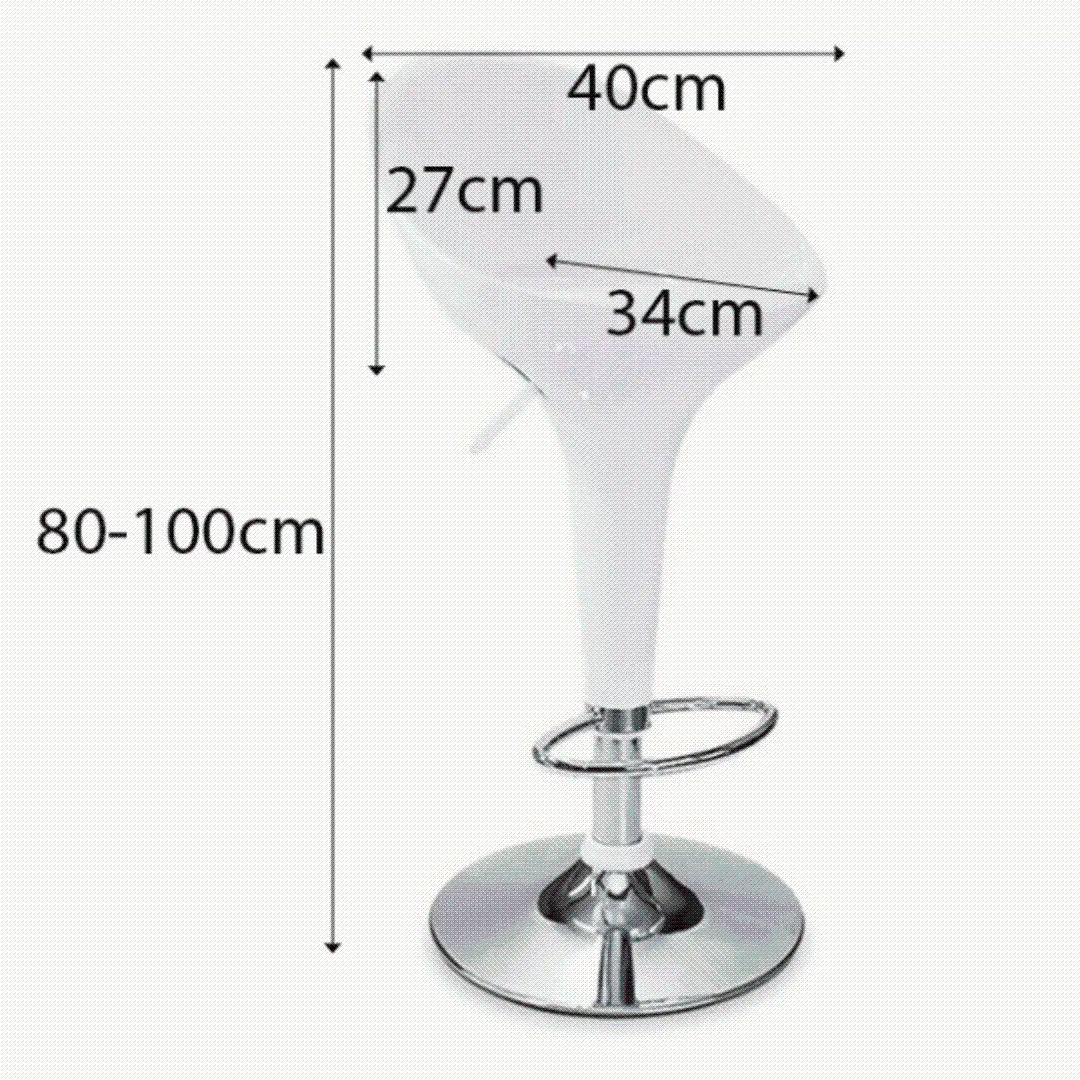 Acrylic Dome Bar Stool (2 stools in one box) - A05