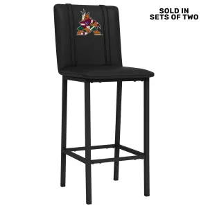 Bar Stool 500 with Arizona Coyotes Primary Logo Set of 2