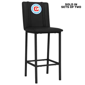 Bar Stool 500 with Chicago Fire FC Logo Set of 2