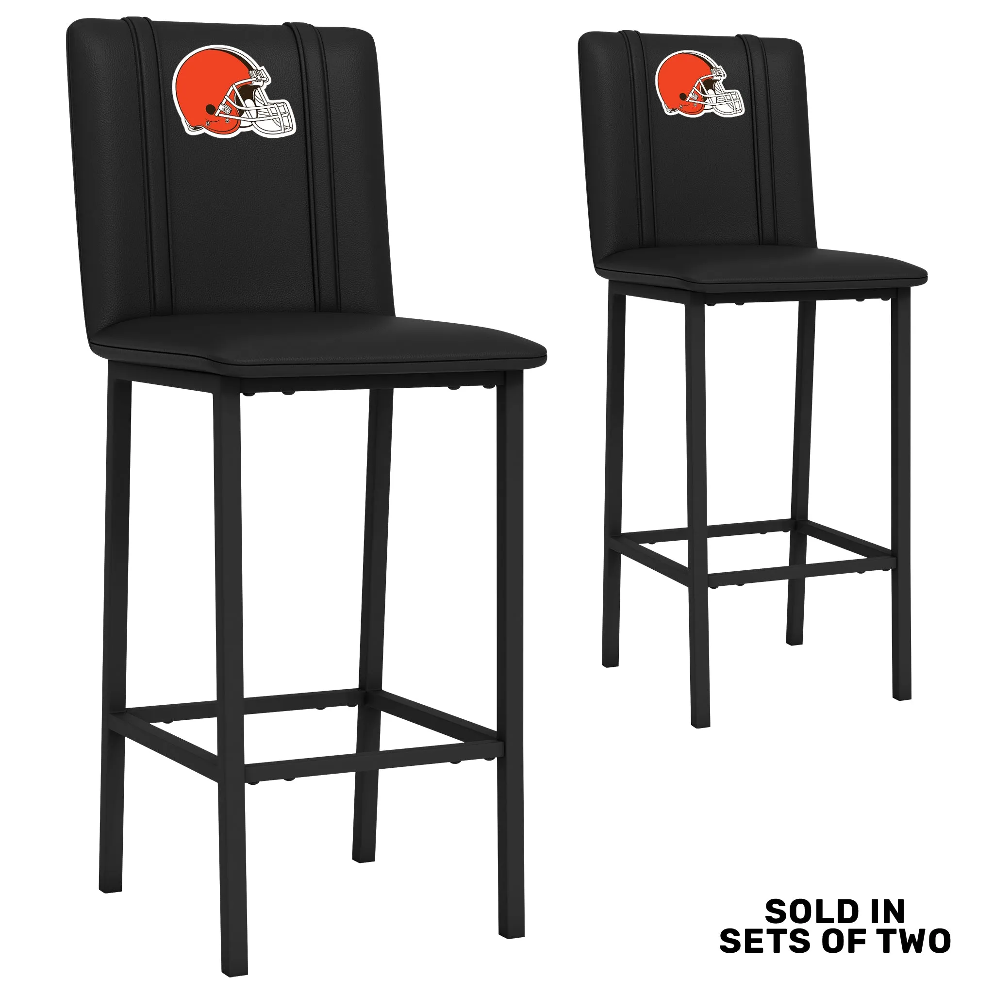 Bar Stool 500 with Cleveland Browns Primary Logo Set of 2