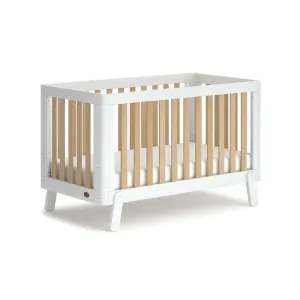 Boori Turin Cot Bed - White   Almond