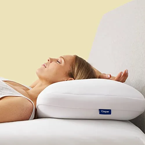 Casper Sleep Hybrid Pillow, Standard (Pack of 1), White