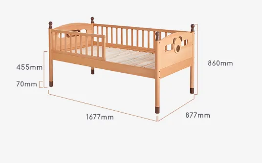 Dear Bear Mobile Oak Sleeping Cot