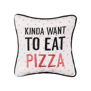 Eat Pizza Mini Pillow