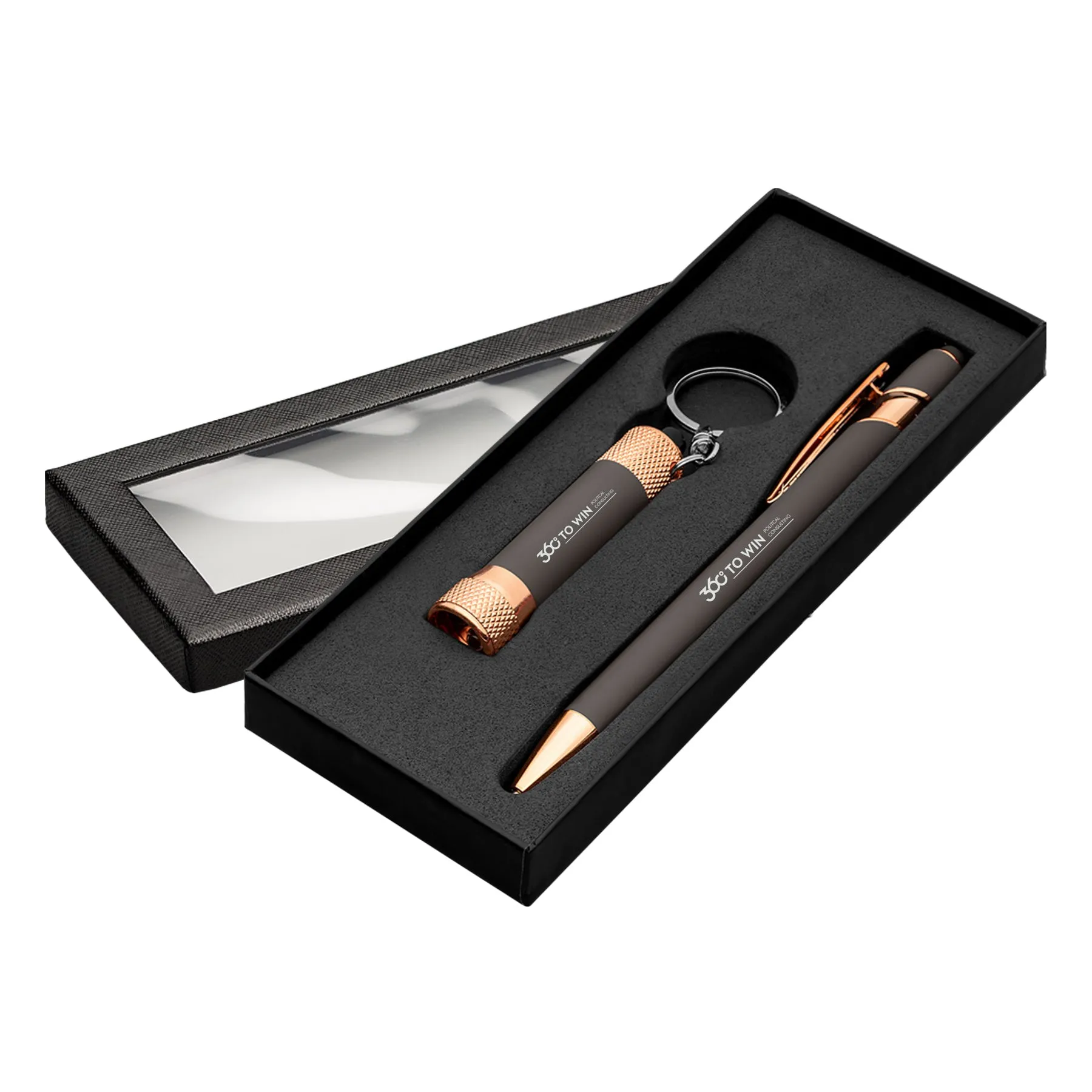 Ellipse Gift Set - Rose Gold - Your Name/Logo - FREE SHIPPING