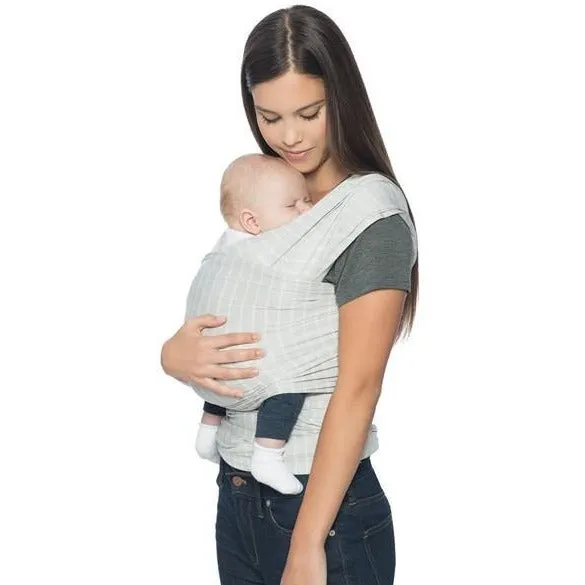 Ergobaby Lightweight Aura Stretchy Wrap - Grey Stripes