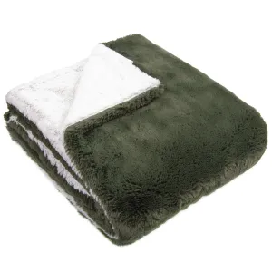 Haven Green Throw Blanket