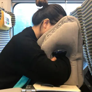 Inflatable Headrest Travel Pillow