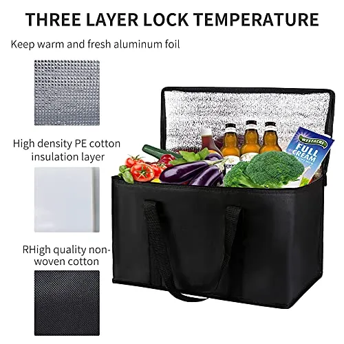 Insulated Food Delivery Bag Cooler Bags Keep Food Warm