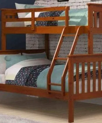 Jayden Espresso Twin over Full Bunk Bed