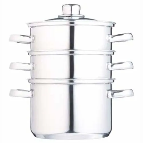 Kitchen Craft 3-Tier Steamer 18 cm S/S