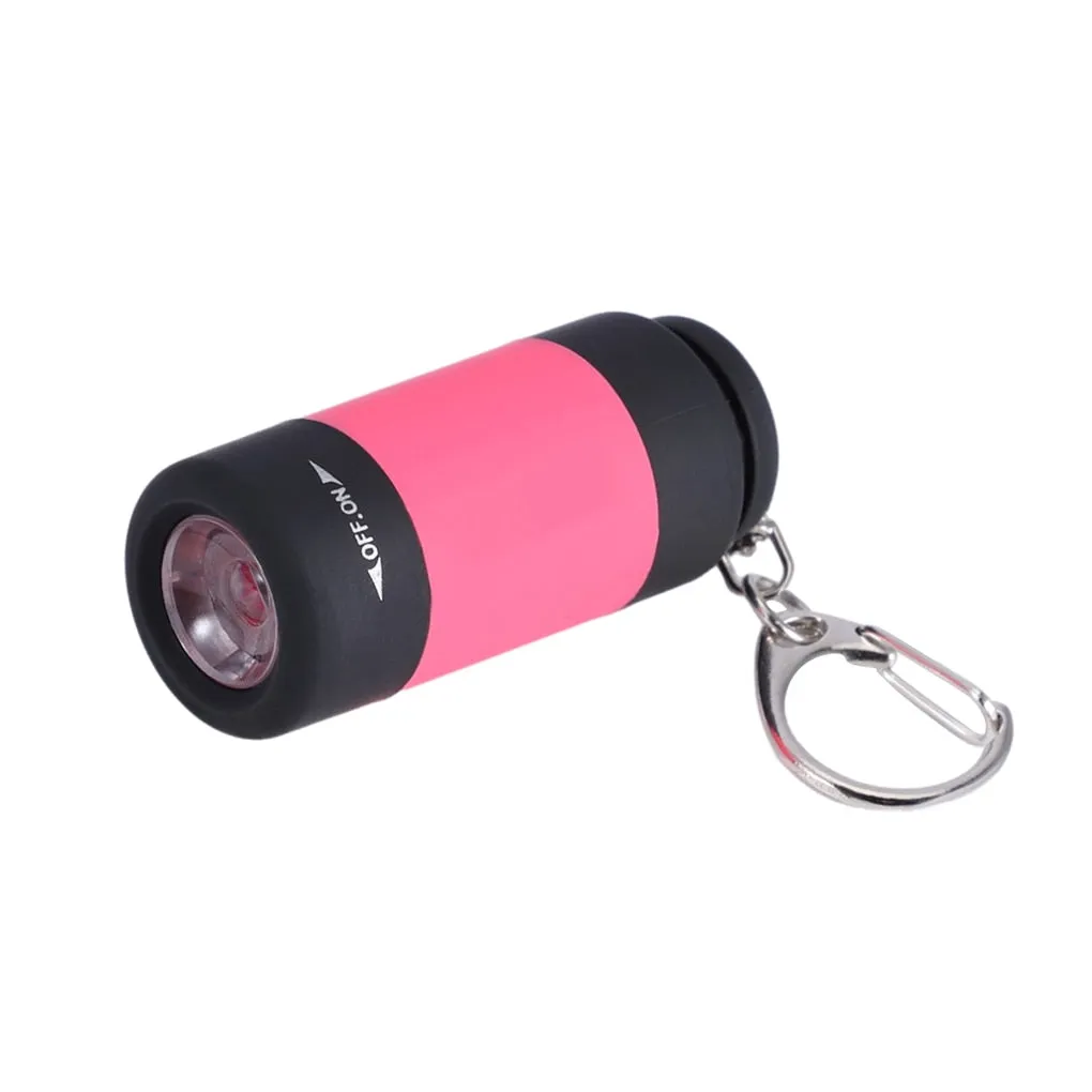 Mini Torch LED Flashlight Safety Keychain