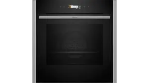 Neff B54CR71N0B N70 Slide and Hide Built-In Electric Single Oven Stainless Steel