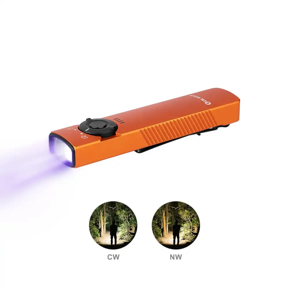 Olight Arkfeld  UV Mode Flashlight with Green Laser & White Light