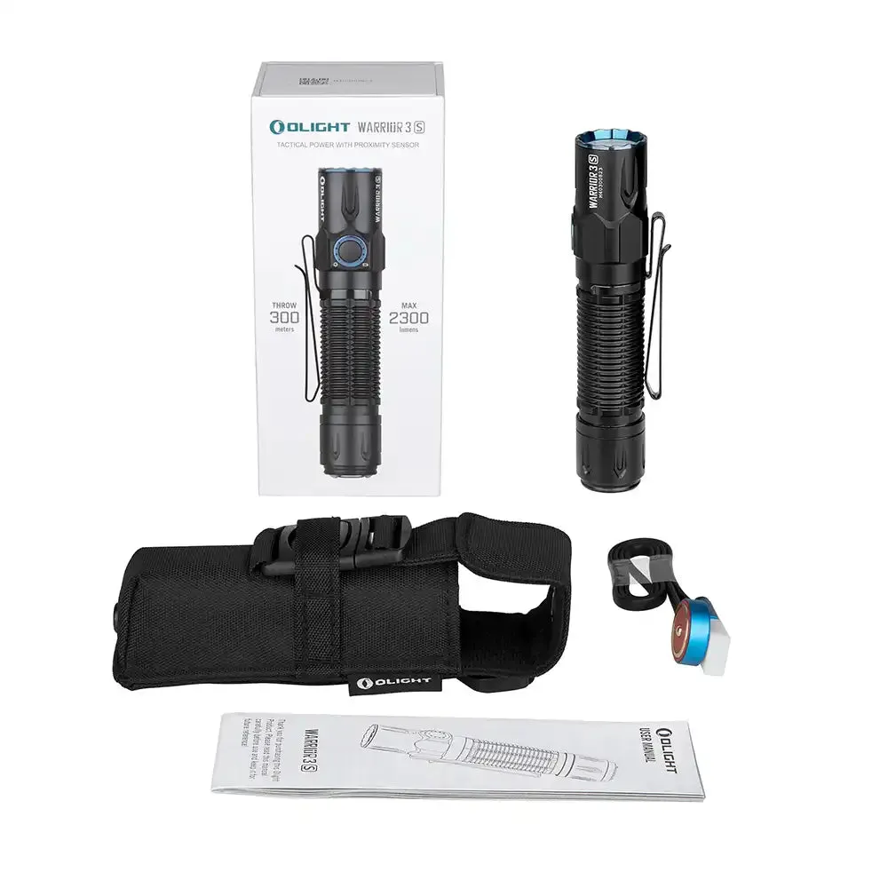 Olight Warrior 3S High Beam Tactical Flashlight