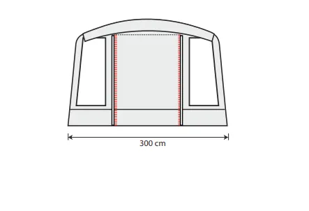 Outdoor Revolution Airedale Side Porch Awning