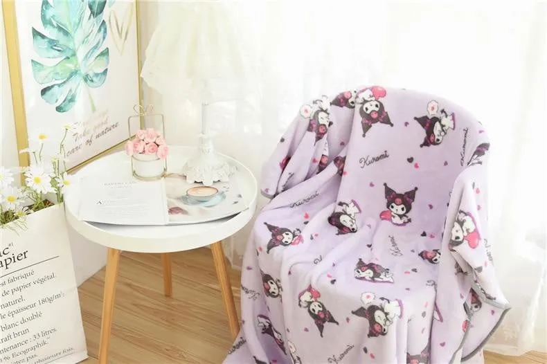 Pastel Goth Bunny Blanket Set