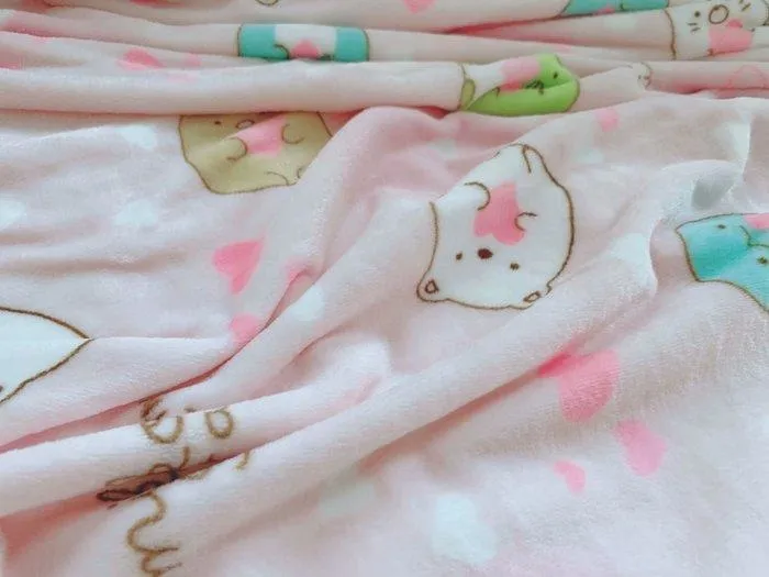 Pink Hamster Fuzzy Blanket