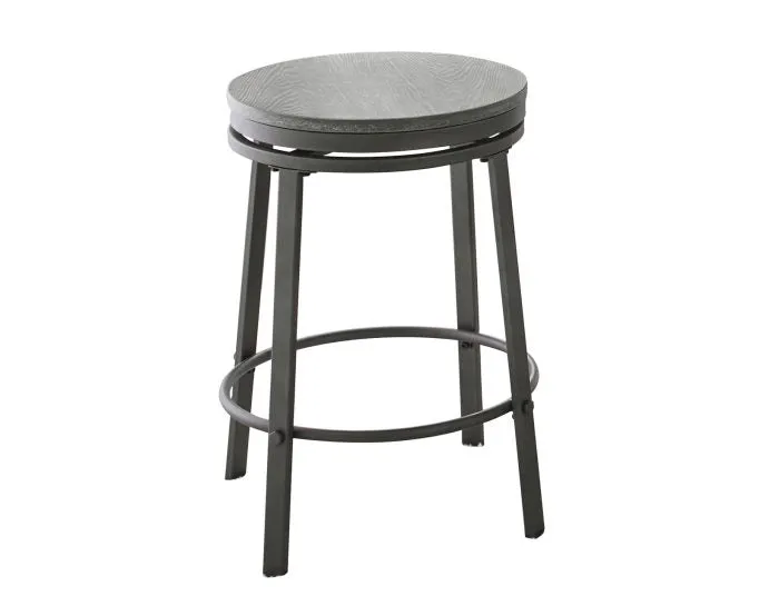 Portland 24″ Backless Counter Stool, Swivel