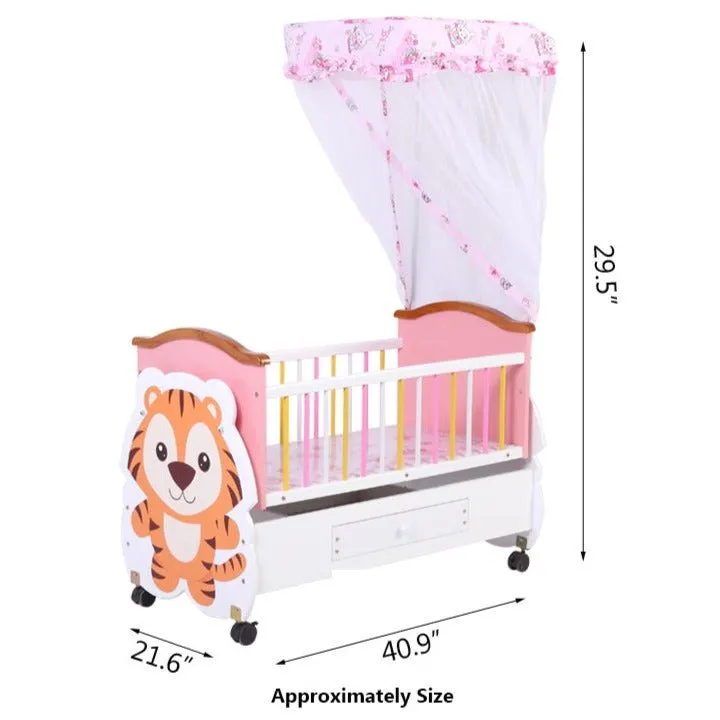 SlumberNest Baby Cot with Drawer