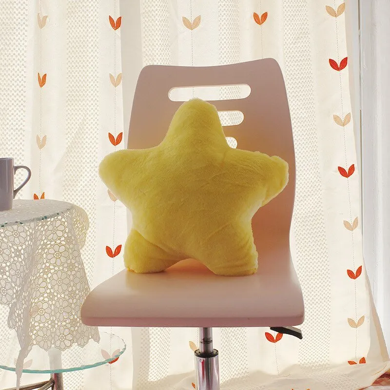 Star Plush Sofa Sleeping Pillow - Multiple Colors