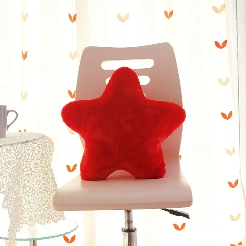 Star Plush Sofa Sleeping Pillow - Multiple Colors