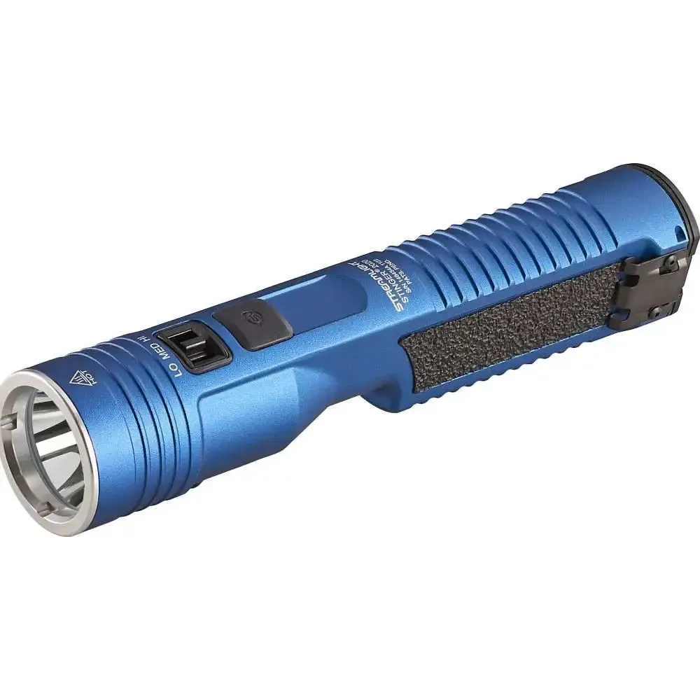 Strion Streamlight 2020 Blue Rechargeable Flashlight, 2000 Lumens