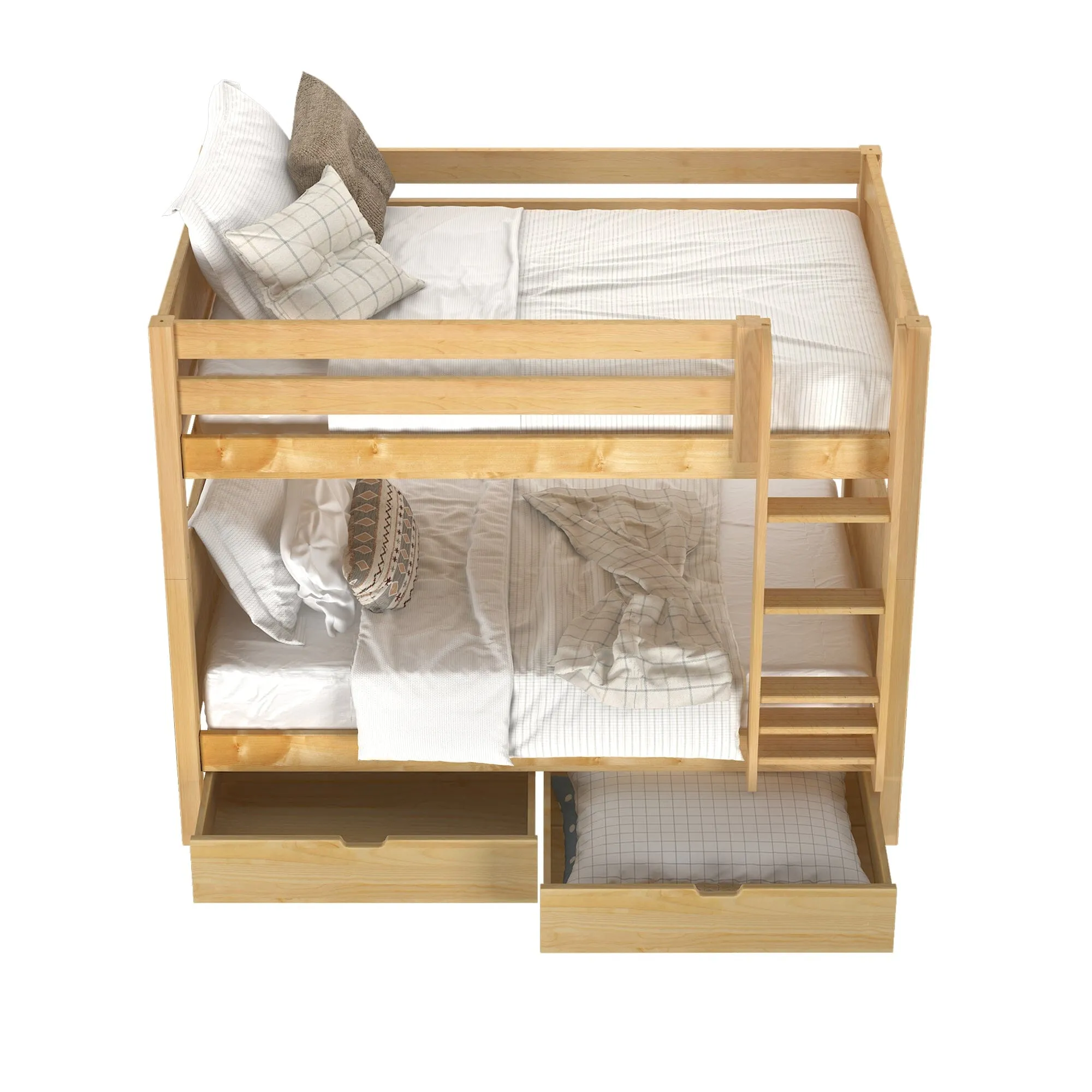 Twin Medium Bunk Bed with Underbed Storage Drawer