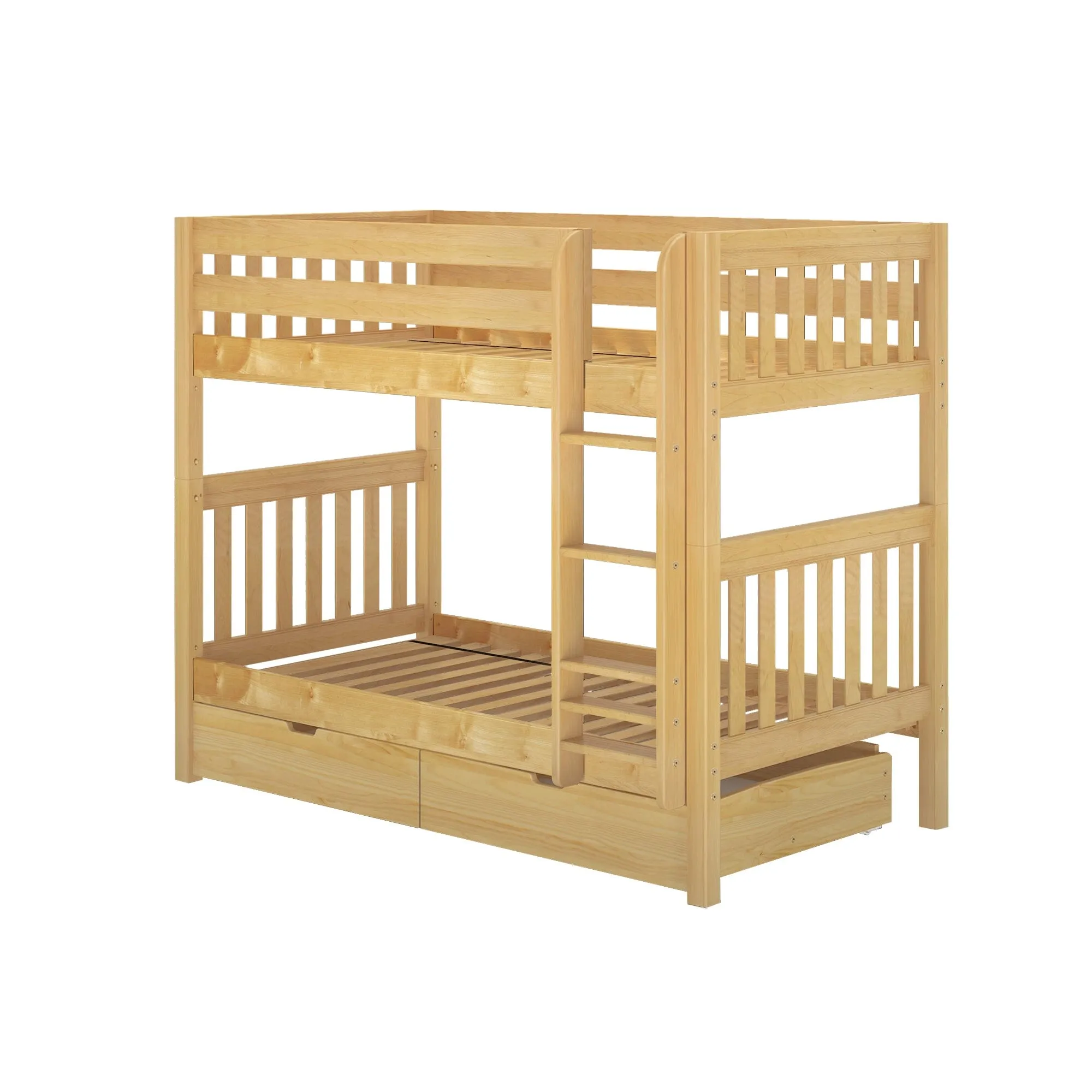 Twin Medium Bunk Bed with Underbed Storage Drawer