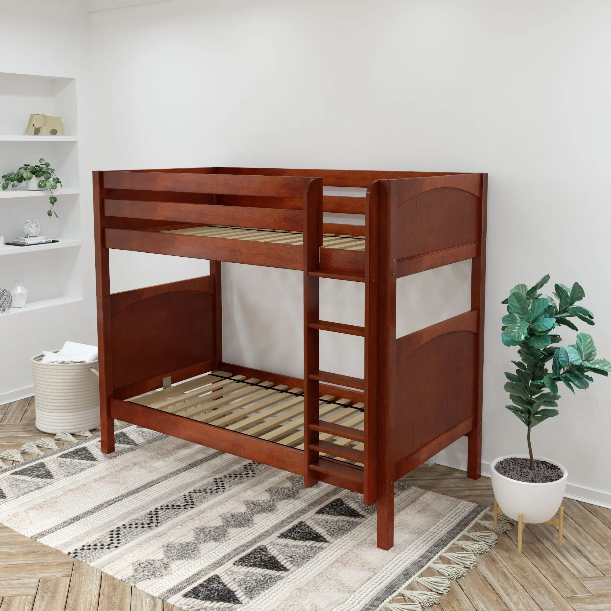 Twin XL High Bunk Bed with Ladder