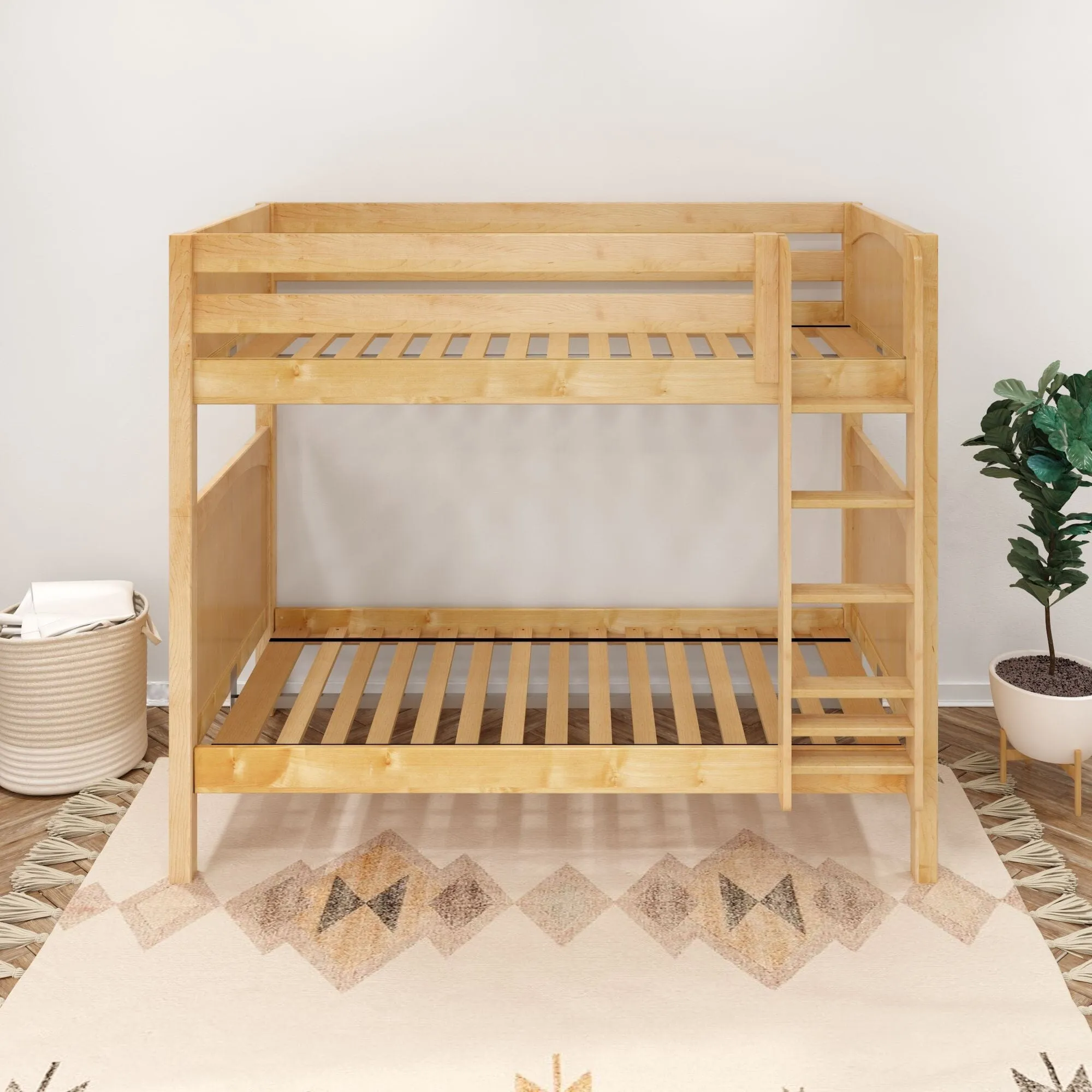 Twin XL High Bunk Bed with Ladder