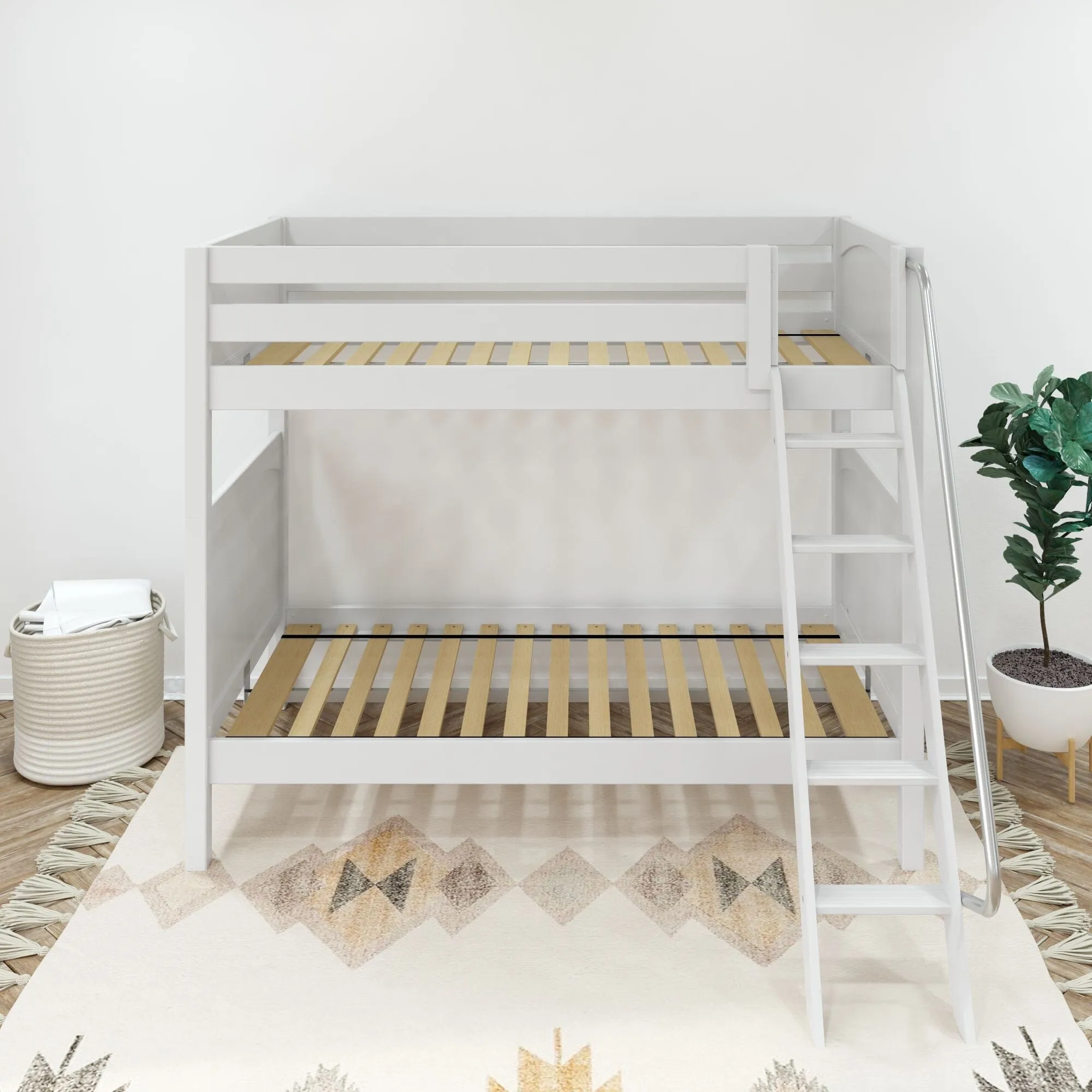 Twin XL High Bunk Bed with Ladder