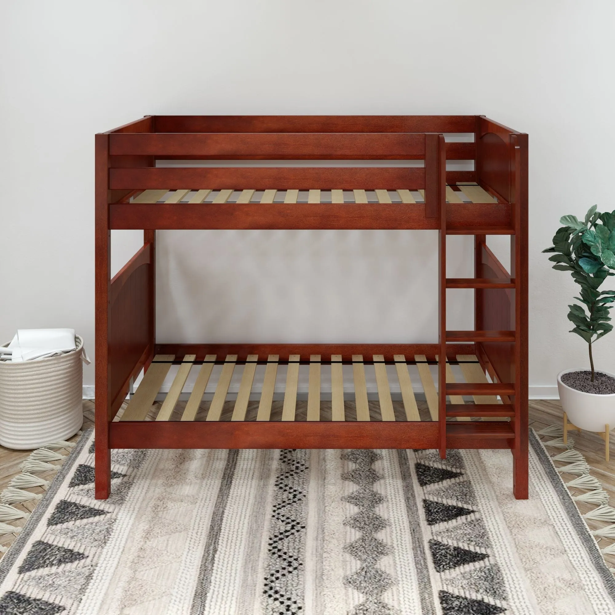 Twin XL High Bunk Bed with Ladder