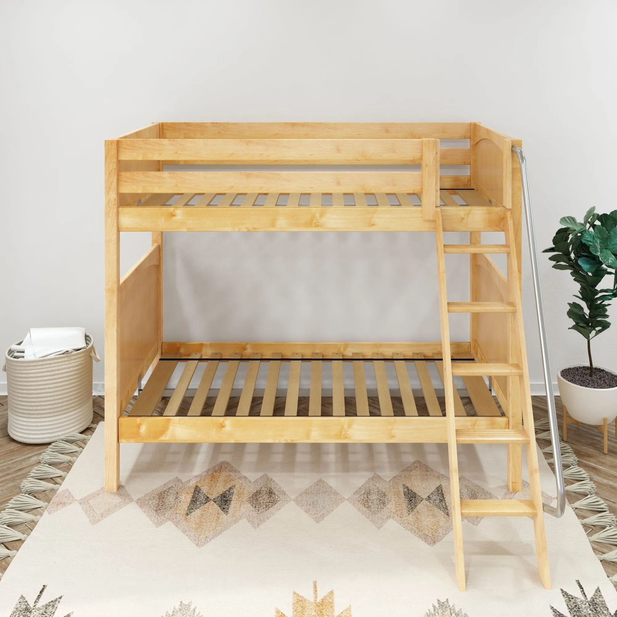 Twin XL High Bunk Bed with Ladder