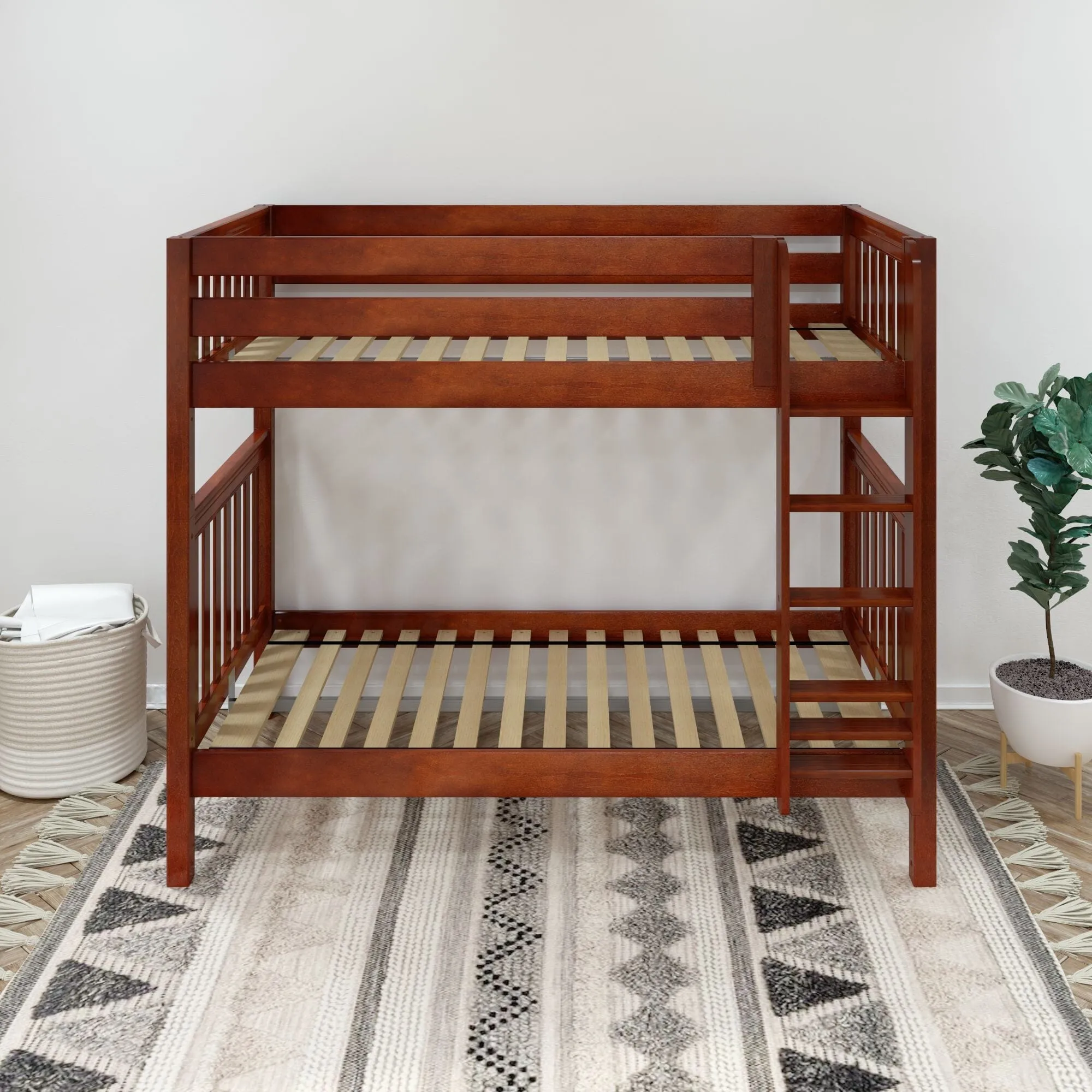 Twin XL High Bunk Bed with Ladder