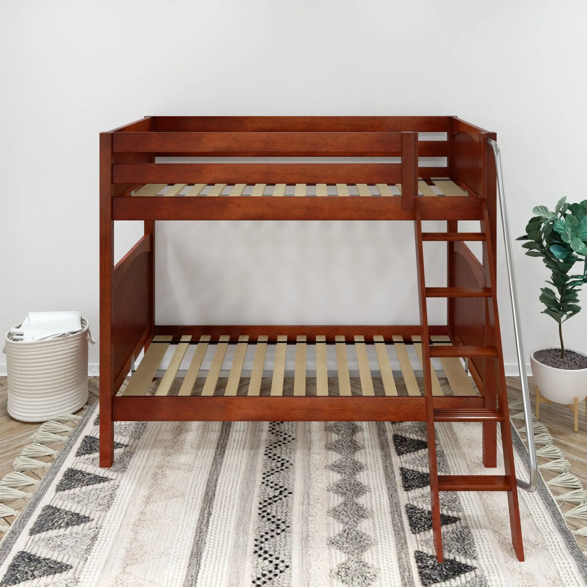 Twin XL High Bunk Bed with Ladder