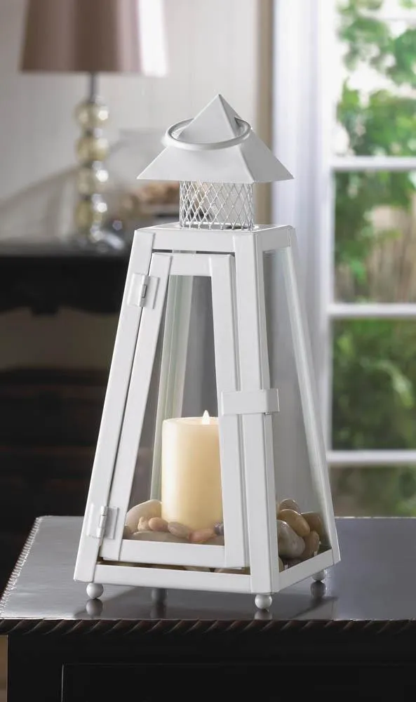 White Coastal Lantern