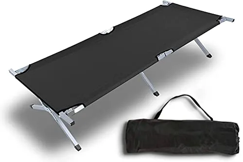 Wishbone Foldable Bed Folding Lightweight Bed & Portable Camping Cot with Carry Bag for Adults Hiking Hunting Traveling Stainless Steel(Multicolor)